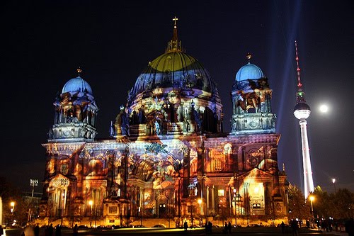 Festival das Luzes na Catedral de Berlim Festival das Luzes na Catedral de Berlim