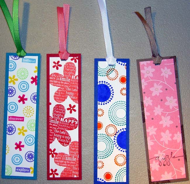 A Little Scrapbook Therapy Few more simple bookmarks