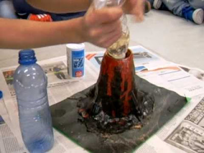 Experimento del volcán Experimento del volcán
