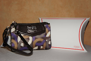New Release Coach Madison Chainlink Wristlet Purse