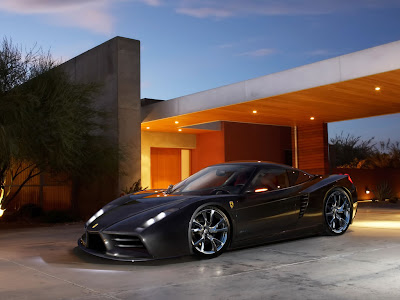 Ferrari Enzo Black Wallpaper