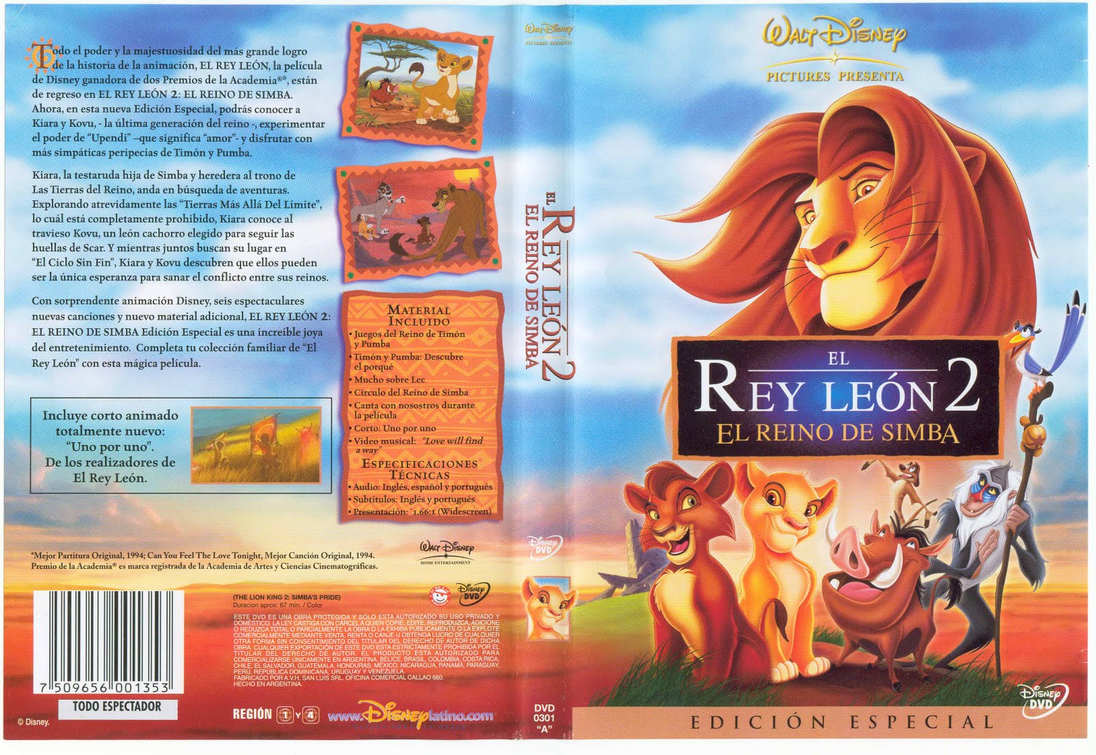 EL REY LEON 2 EL el rey leon 2 el: