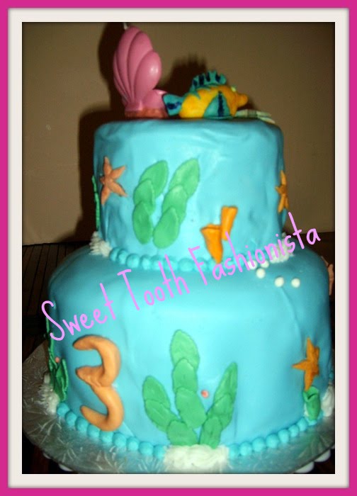 My Niece's birthday cake. She Loves anything with The Little Mermaid. The 3 My Niece's birthday cake. She Loves anything with The Little Mermaid. The 3