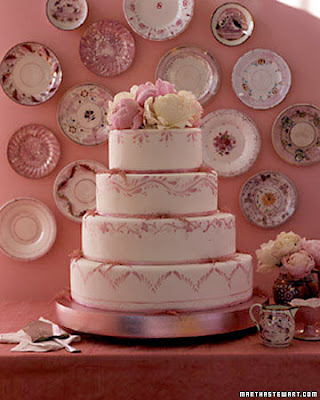 Lustreware Cake from Martha Stewart Wedding