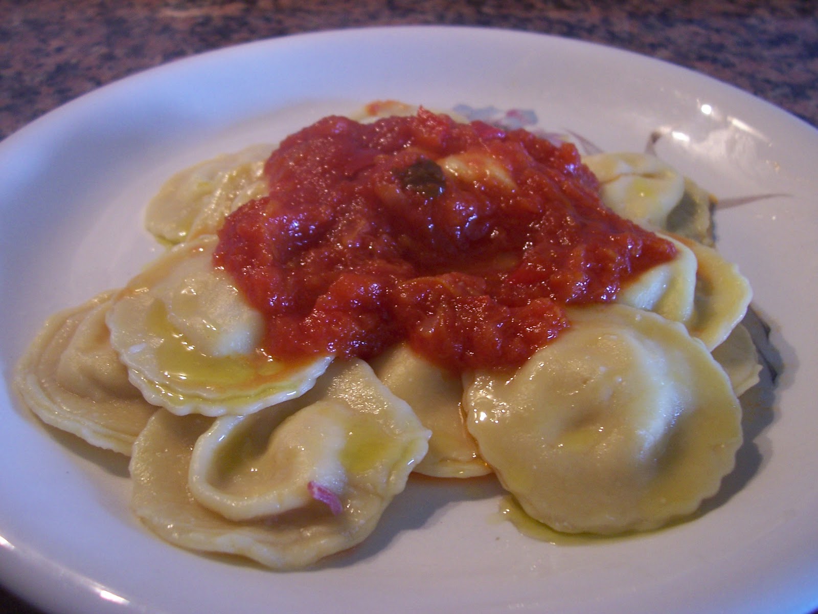 Una pincelada en la cocina pasta fresca rellena