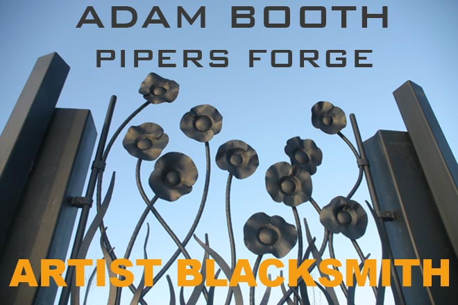 Adam Booth Pipers Forge Artist Blacksmith