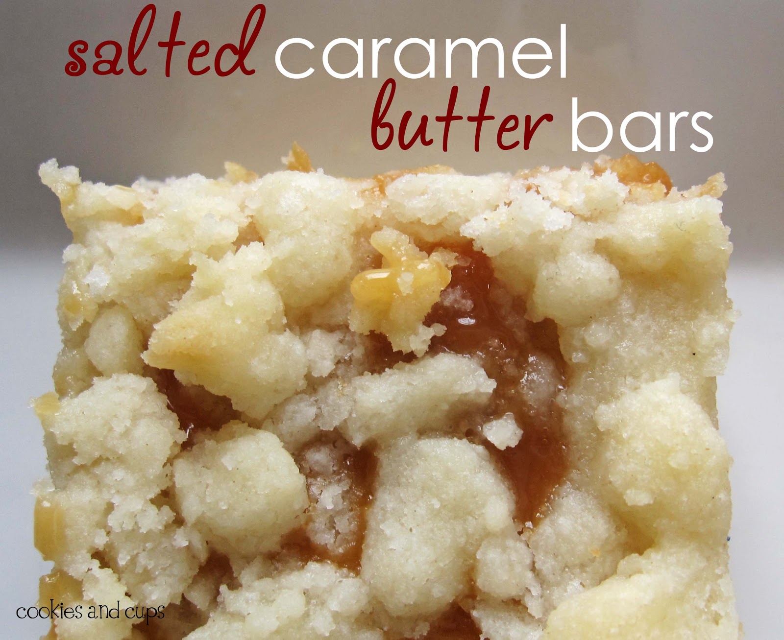 Salted Caramel Butter Bars Good Family Reunion Prep sweetlittleolive