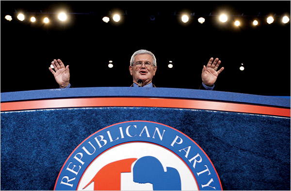 and one woman at a time.quot; newt gingrich man of the year time. and one woman at a time.quot;