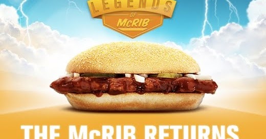 The Homeless Advisor I LOVE "The McRib"!