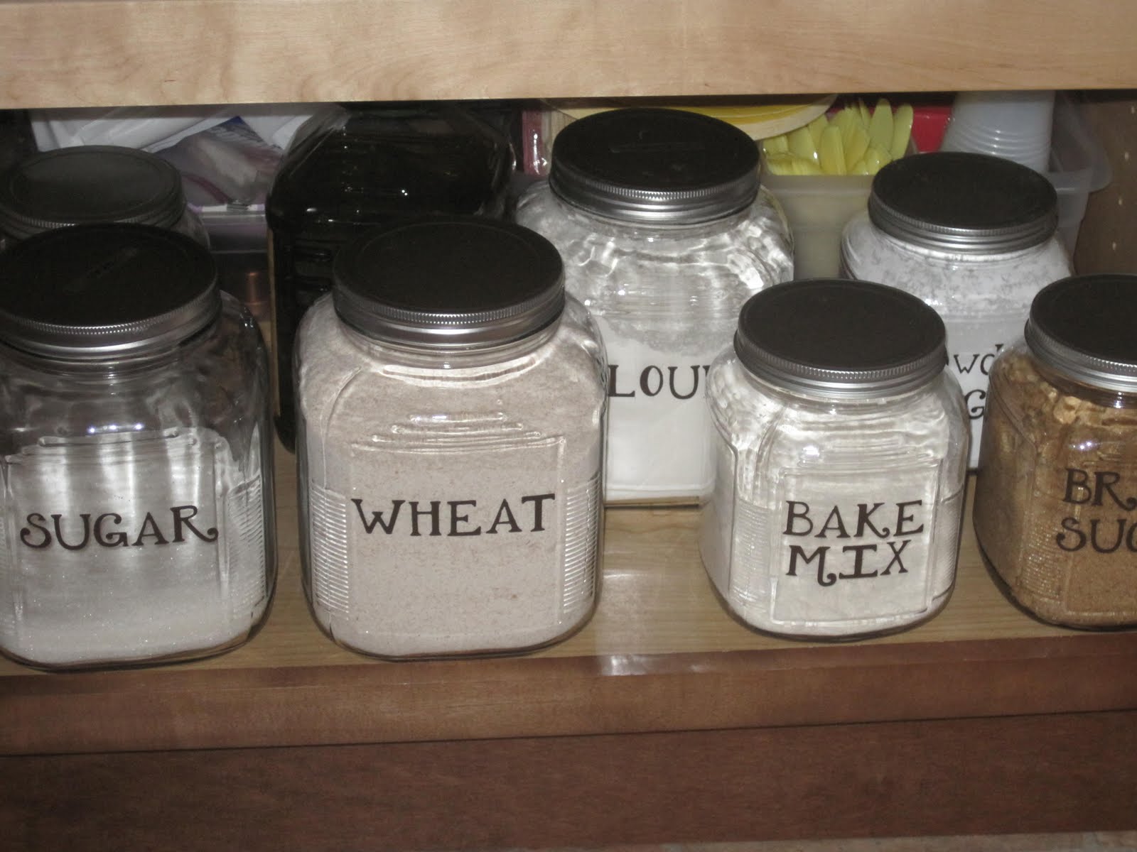 How to organize kitchen cabinets and pantry Walmart Pantry Containers