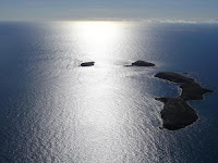 vista aérea das ilhas de Abrolhos