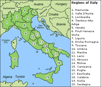 Italy+map+regions+and+capitals