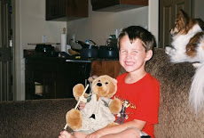 spencer and his dog that he made!!