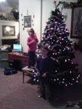 sissy decorating the tree