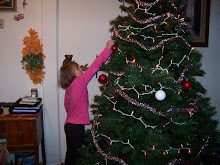 mckenzie decorating the tree