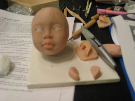 Sculpting a Childs face