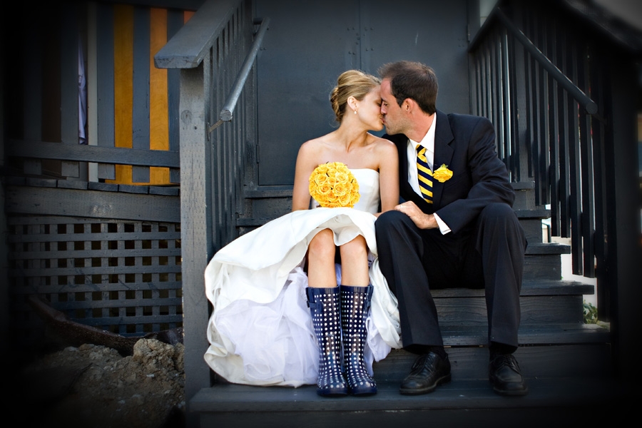 Blue Yellow themed wedding wellie bots rainy wedding Blue Yellow themed wedding wellie bots rainy wedding