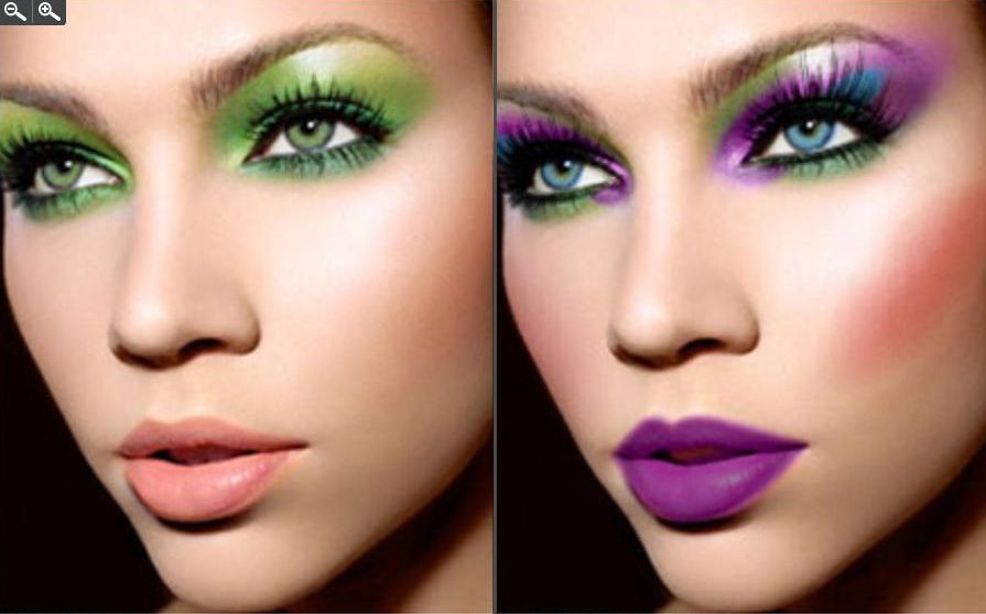 EllyJ: Glamour style makeup.