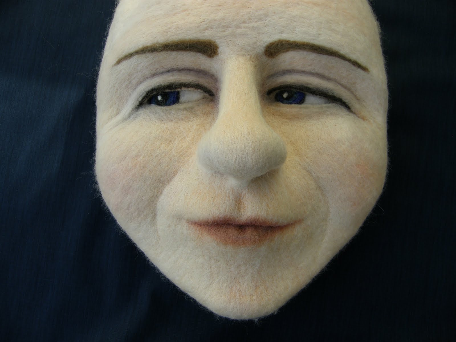 Jill Gunn Felt and Fibre Artist Needle Felting Faces