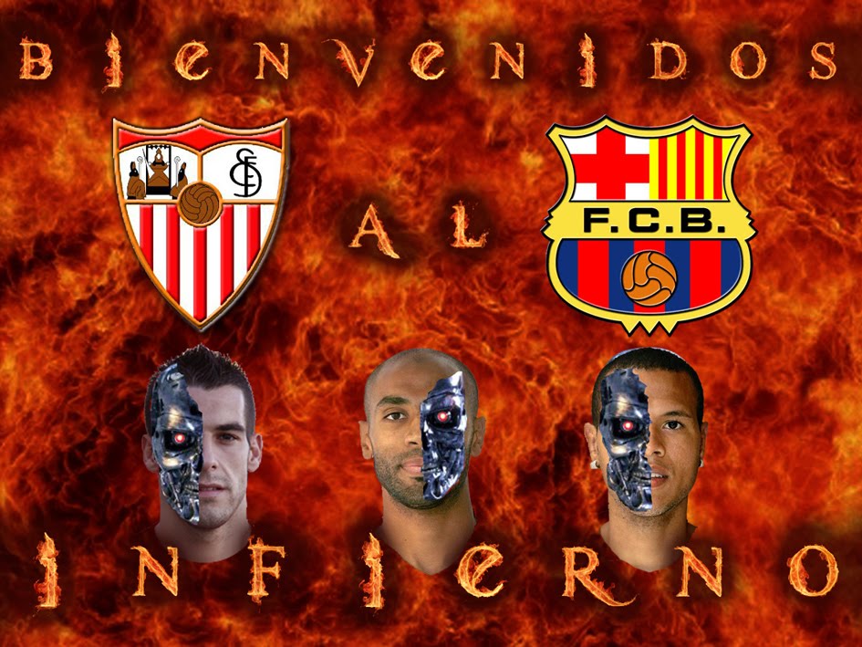 EL DIA A DIA DEL SEVILLA FÚTBOL CLUB Sevilla-Barcelona+Infierno+chico