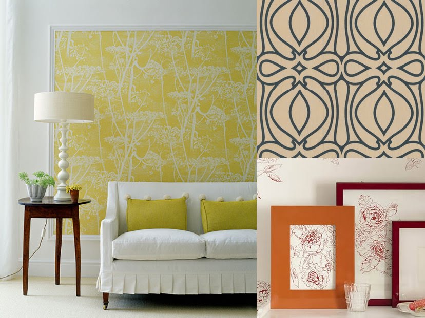Framing wallpaper | Natty Nook