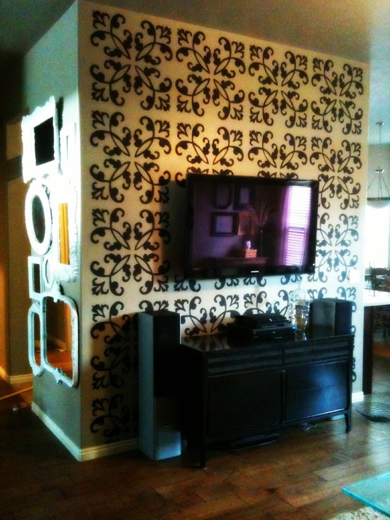 53 Inspiring Wall Stencil Ideas For Living Room Sayings Not To Be Missed