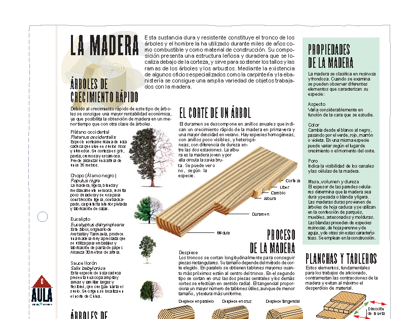 EL ALMACEN DE MATERIALES: La madera