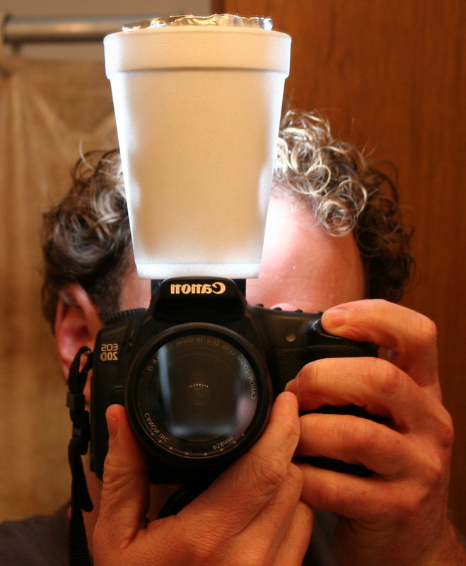 How to make a flash diffuser and reflector from your existing built in
