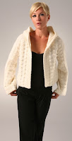 Catherine Malandrino - Hooded Pom-Pom Cardigan $395