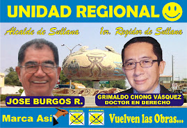 Señor JOSÉ ANTONIO BURGOS RAMOS, candidato a Alcalde por la Provincia de Sullana