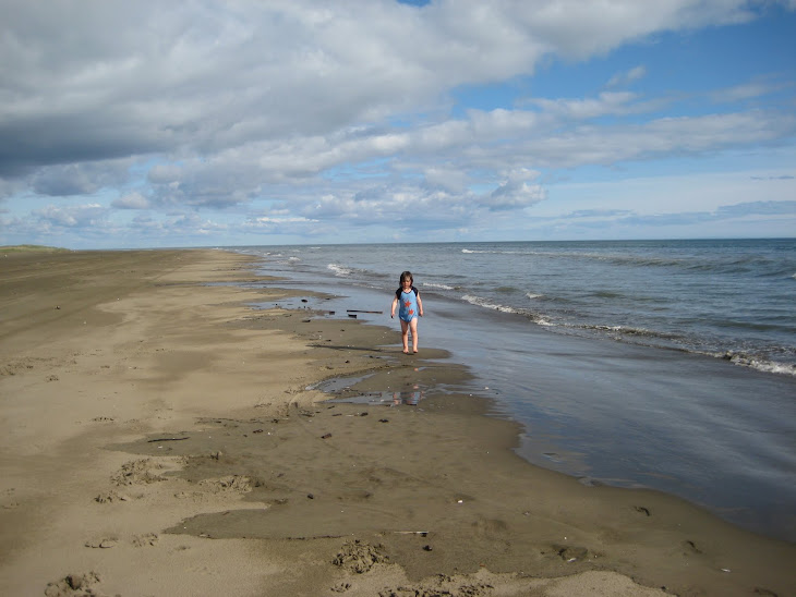 Esther at the beach June 2009