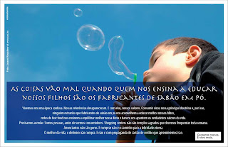 Consuma menos e viva mais - Sabão