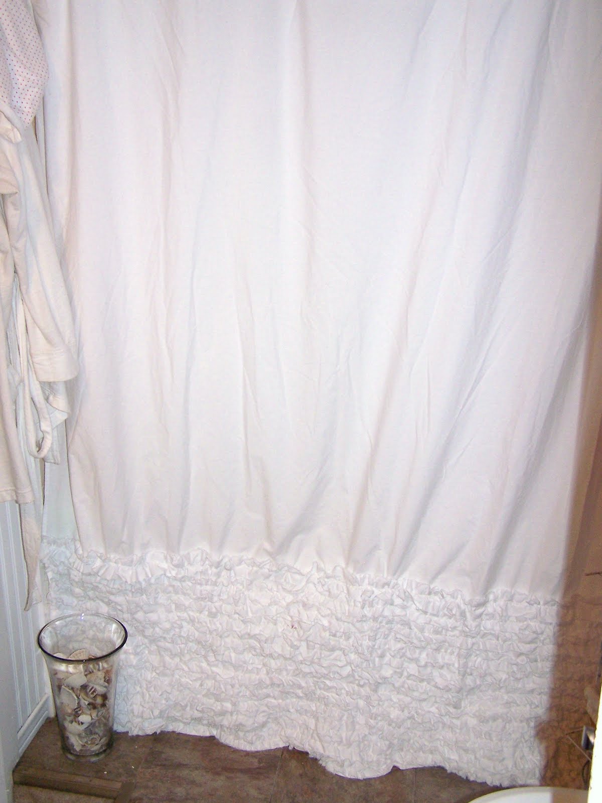 Shabby Remix Anthropologie Inspired Shower Curtain
