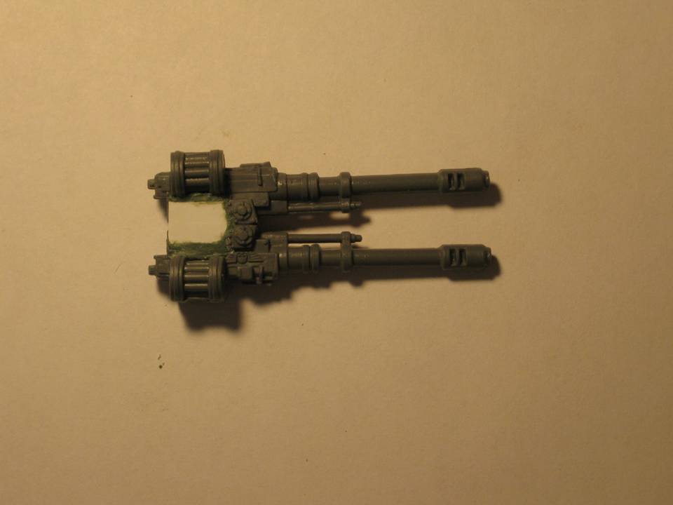 Gone To Ground DiY Twin Linked Autocannon Arms for Dreadnoughts