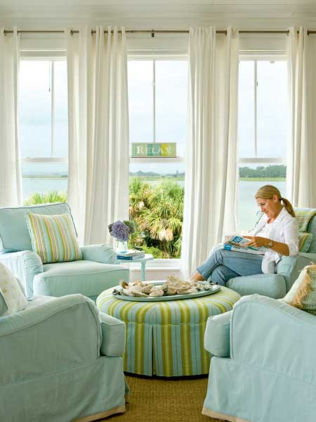 interior design musings: No Sofa!