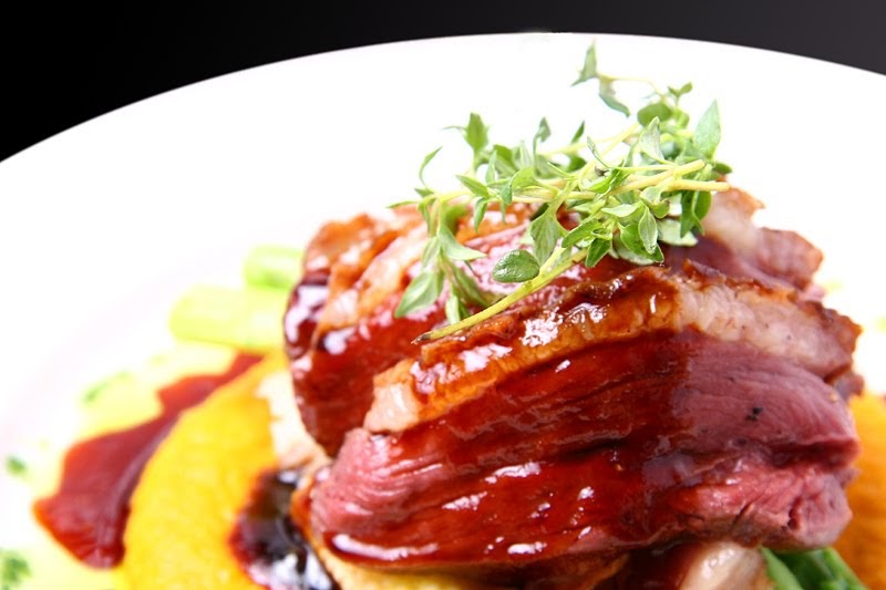 kitchen Roast duck, lemon and honey