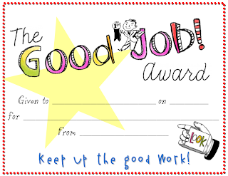 bloggerific weekly response good job good job template
