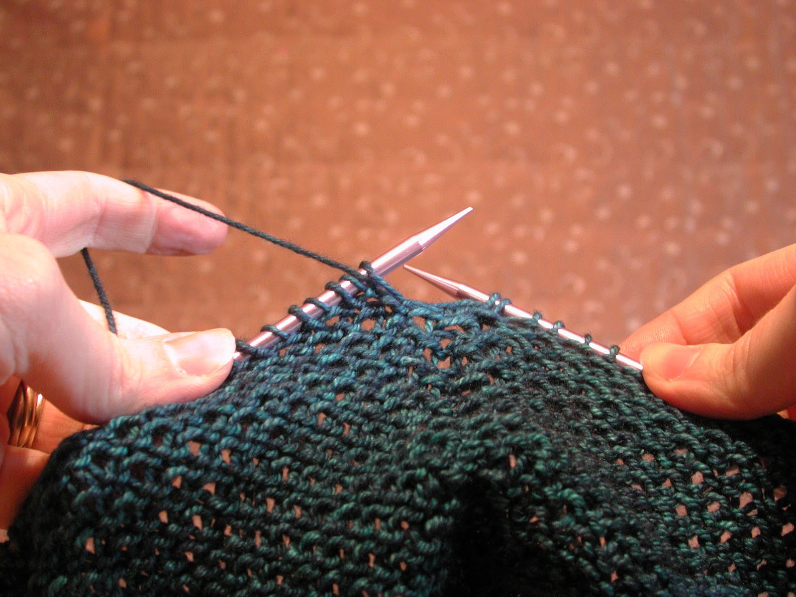 Christina Creating No Purling in the Round