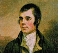 A portrait of Robert Burns