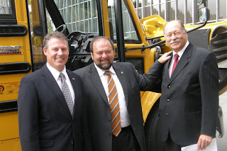 Environment Minister Rick Miles, Minister of Education Roland Hache, Minister of Transportation Denis Landry