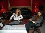 Gigi and Kate in the studio