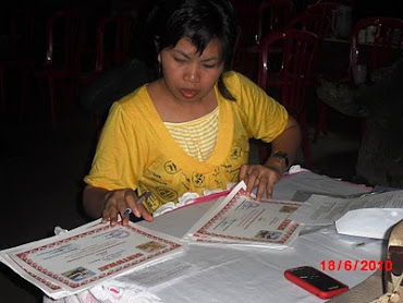 persiapan acara HUT dan Pemberkatan Pastoran