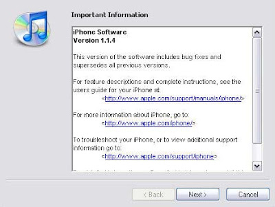 iPhone Firmware 1.1.4 iPhone Firmware 1.1.4