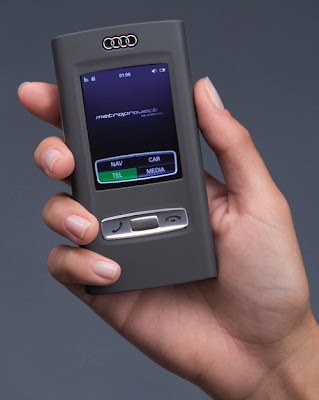 Audi Mobile Device - Audi's 3G/WiFi mobile phone controls vehicle functions