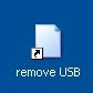 Create remove usb shortcut Create remove usb shortcut