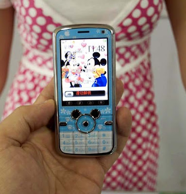 Chinese-made Mickey Mouse Phones cell phone