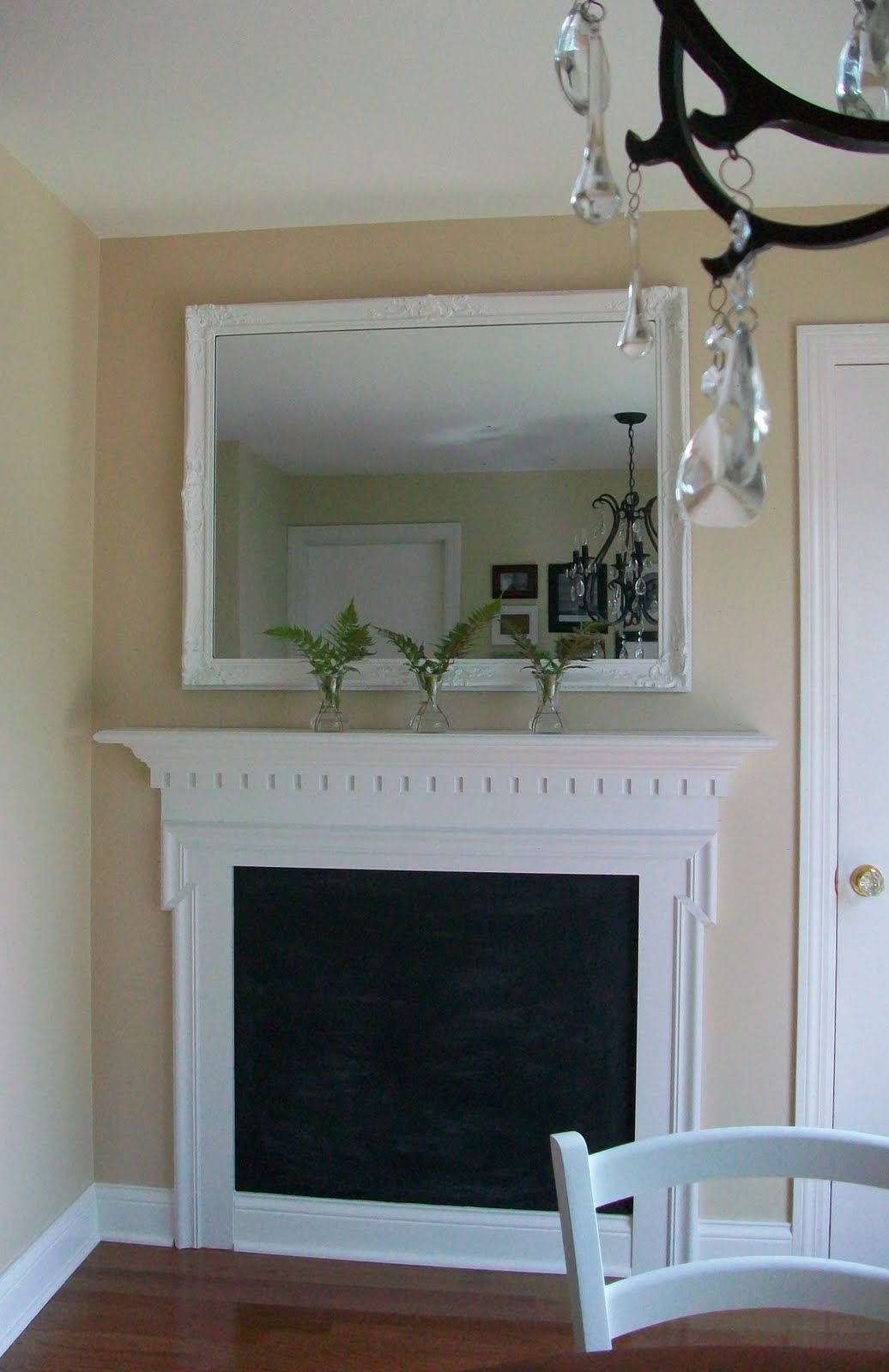 SixtyFifth Avenue Mirror, Mantel & Chalkboard Paint