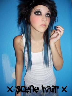 brown hair emo haircut. emo hairstyles for girls with