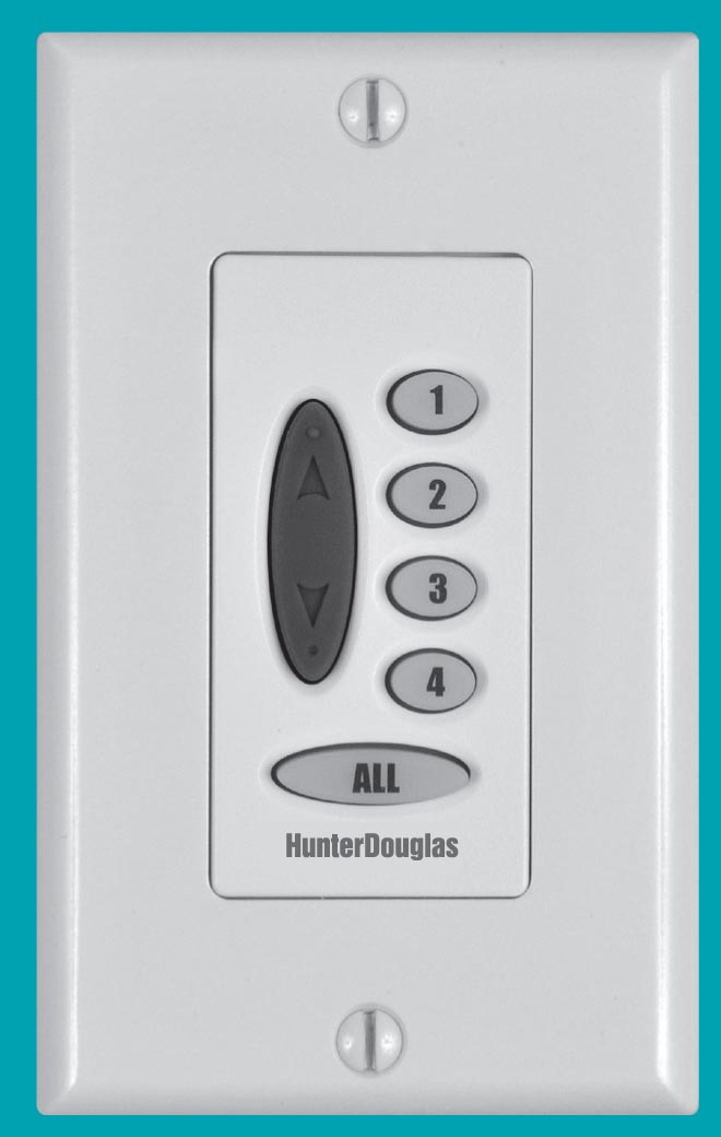 Chicago Design Team Hunter Douglas Wireless Wall Switches