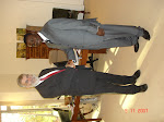 Godfrey and the Vice Chancellor of UE, Professor Bill Macmillan